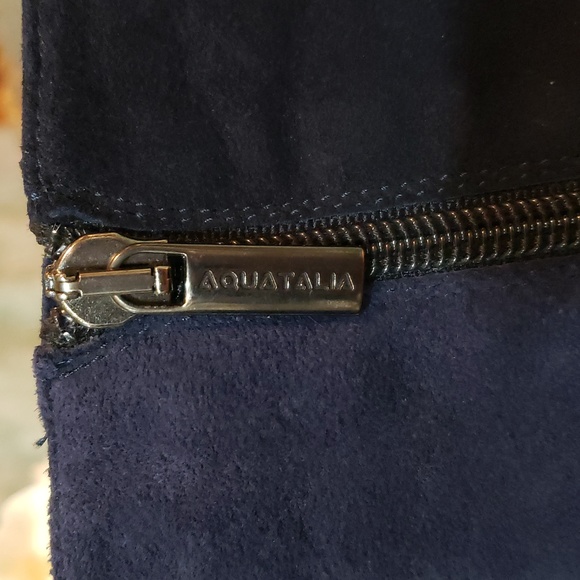 Aquatalia Navy Blue Boots ladies size 7 - Picture 4 of 9